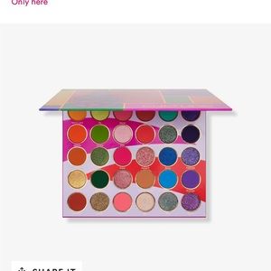New Morphe Ulta Eyeshadow Palette bright colors